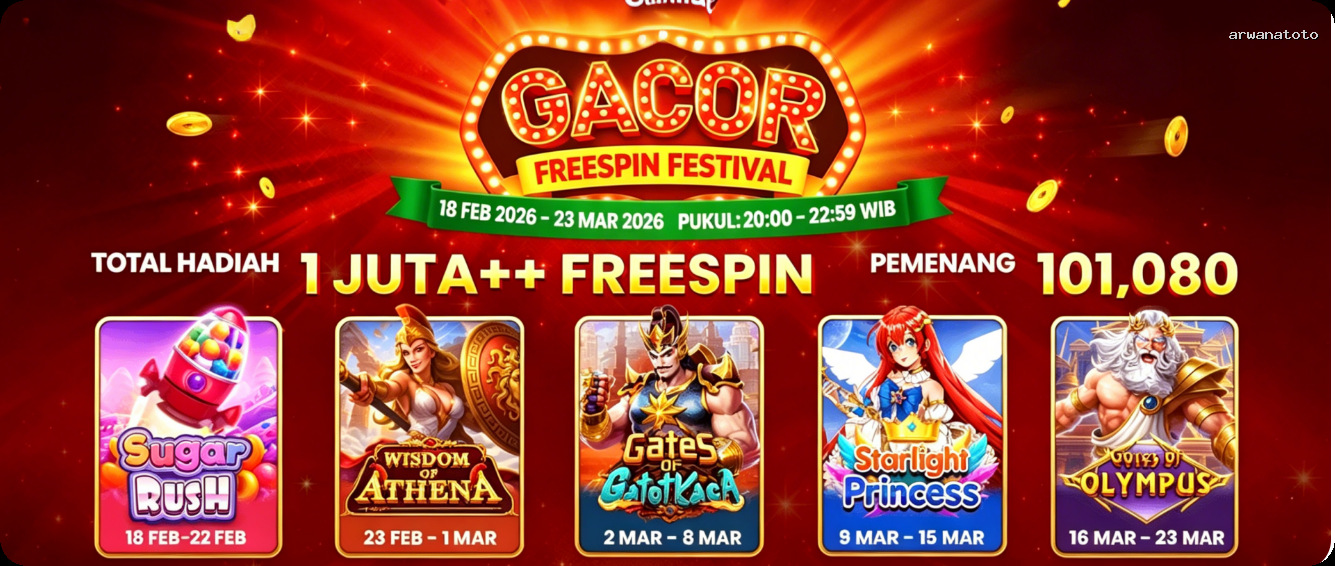 Login arwanatoto Sekarang Bonus Melimpah